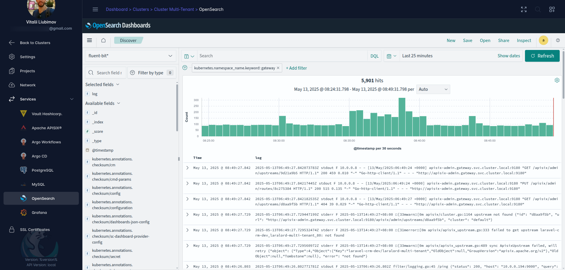 OpenSearch Dashboards